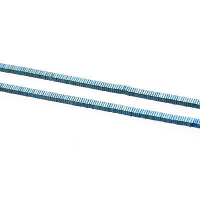 Hematite Square Spacer Loose Beads Ηλεκτροεπιμεταλλευμένες Τετράγωνες Χάντρες Αιματίτη DIY Κοσμήματα Κατασκευής Βραχιόλι Αξεσουάρ κολιέ 4x4x1mm