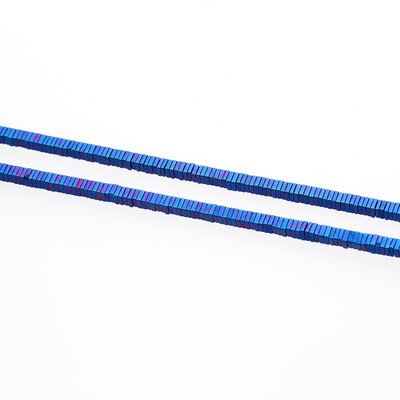 Hematite Square Spacer Loose Beads Ηλεκτροεπιμεταλλευμένες Τετράγωνες Χάντρες Αιματίτη DIY Κοσμήματα Κατασκευής Βραχιόλι Αξεσουάρ κολιέ 4x4x1mm