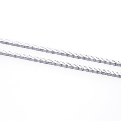 Hematite Square Spacer Loose Beads Ηλεκτροεπιμεταλλευμένες Τετράγωνες Χάντρες Αιματίτη DIY Κοσμήματα Κατασκευής Βραχιόλι Αξεσουάρ κολιέ 4x4x1mm