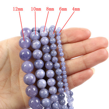 Χάντρες από φυσική πέτρα από άνθη κερασιάς Sakura Agate Στρογγυλές χάντρες για κοσμήματα κατασκευής κεντημάτων DIY βραχιόλι 4 6 8 10 12 mm