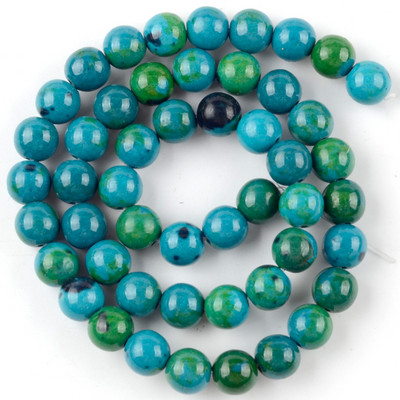 Piatră naturală Cristal verde Jade Jaspe Agate Distanțiere Mărgele rotunde libere pentru realizarea de bijuterii Accesorii DIY Vânzare cu ridicata 15"