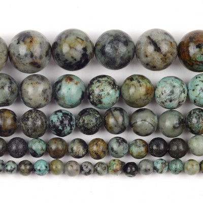 Piatră naturală Cristal verde Jade Jaspe Agate Distanțiere Mărgele rotunde libere pentru realizarea de bijuterii Accesorii DIY Vânzare cu ridicata 15"