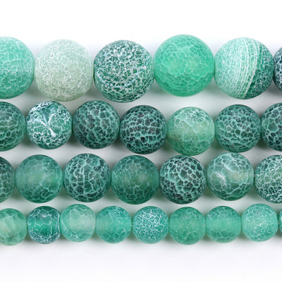 Piatră naturală Cristal verde Jade Jaspe Agate Distanțiere Mărgele rotunde libere pentru realizarea de bijuterii Accesorii DIY Vânzare cu ridicata 15"