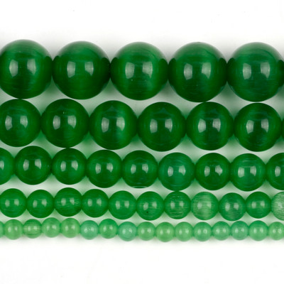 Piatră naturală Cristal verde Jade Jaspe Agate Distanțiere Mărgele rotunde libere pentru realizarea de bijuterii Accesorii DIY Vânzare cu ridicata 15"