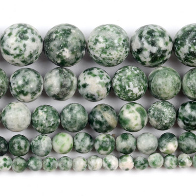 Piatră naturală Cristal verde Jade Jaspe Agate Distanțiere Mărgele rotunde libere pentru realizarea de bijuterii Accesorii DIY Vânzare cu ridicata 15"