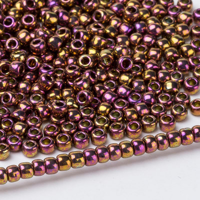 Taidian Round TOHO Seedbeads Japanese 11/0 2mm Metalli Color Glass Beads DIY Handmake Jewelry Bohemia 3 γραμμάρια ή 20 γραμμάρια