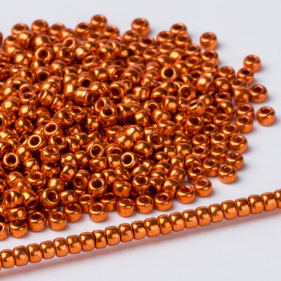 Taidian Round TOHO Seedbeads Japanese 11/0 2mm Metalli Color Glass Beads DIY Handmake Jewelry Bohemia 3 γραμμάρια ή 20 γραμμάρια