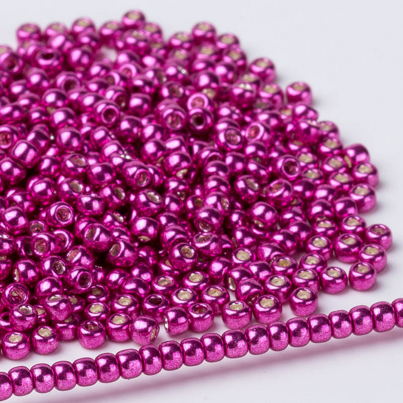 Taidian Round TOHO Seedbeads Japanese 11/0 2mm Metalli Color Glass Beads DIY Handmake Jewelry Bohemia 3 γραμμάρια ή 20 γραμμάρια