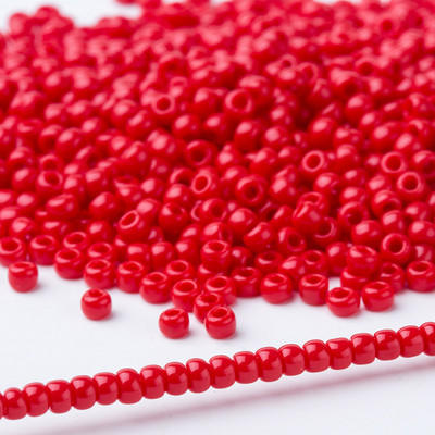 Toho Στρογγυλές Χάντρες Σπόρων Αδιαφανές Λουστερωμένο Λευκό 121 2,0 ΜΜ 11/0 5 γραμμάρια/Παρτίδα Περίπου 500 Τεμάχια Περισσότερα από 20 χρώματα