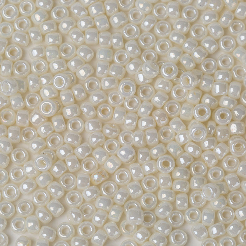 Toho Στρογγυλές Χάντρες Σπόρων Αδιαφανές Λουστερωμένο Λευκό 121 2,0 ΜΜ 11/0 5 γραμμάρια/Παρτίδα Περίπου 500 Τεμάχια Περισσότερα από 20 χρώματα