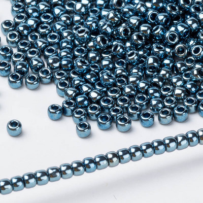 Taidian Japanese 11/0 2mm Γυαλί Χειροποίητο Κοσμήματα με χάντρες Μεταλλικό Χρώμα Court Style DIY Toho στρογγυλές χάντρες 10/20 γραμμάρια
