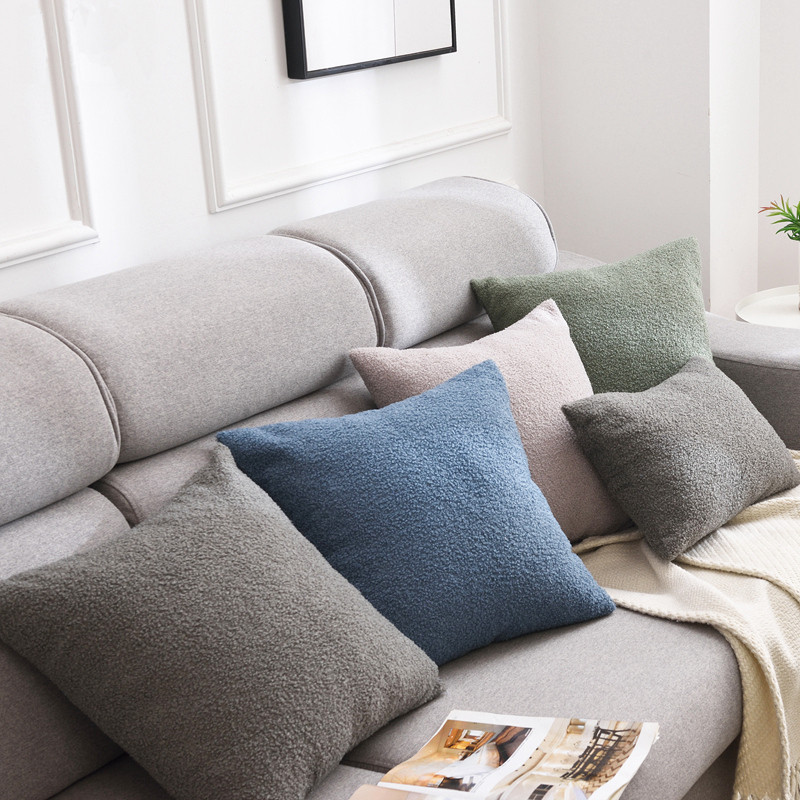 Κάλυμμα μαξιλαριού Λούτρινο κάλυμμα μαξιλαριού για διακόσμηση σπιτιού Cozy διακοσμητικά μαξιλάρια από ψεύτικη γούνα 18x18 Nordic Throw Μαξιλαροθήκη