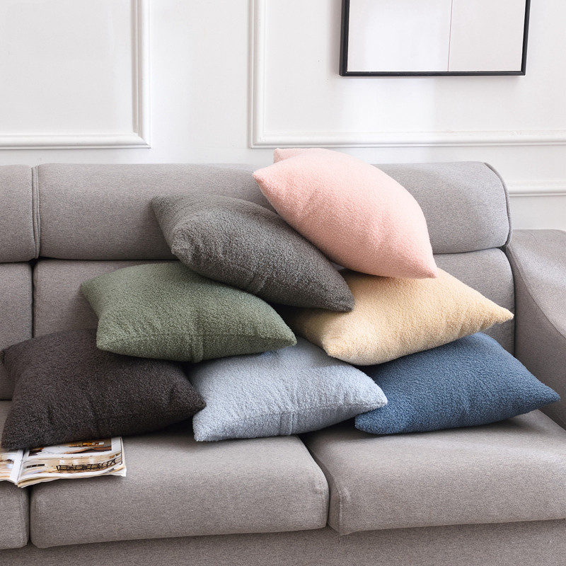 Κάλυμμα μαξιλαριού Λούτρινο κάλυμμα μαξιλαριού για διακόσμηση σπιτιού Cozy διακοσμητικά μαξιλάρια από ψεύτικη γούνα 18x18 Nordic Throw Μαξιλαροθήκη