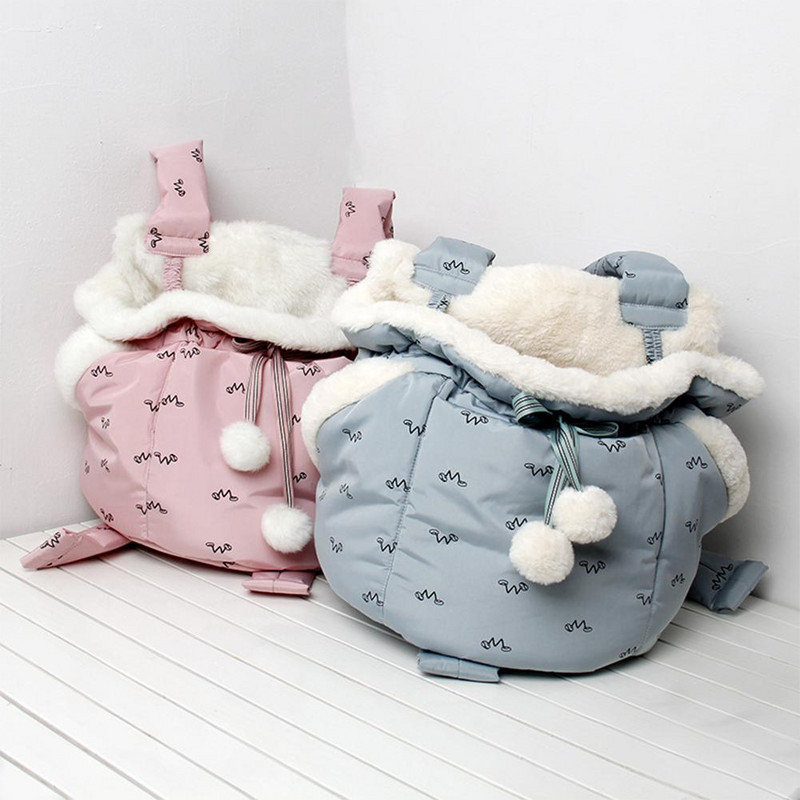 HIMISS τσάντα μεταφοράς κατοικίδιων μπροστινή κρεμαστή τσάντα στήθους Ζεστός υπνόσακος λουρί σακίδιο πλάτης για κατοικίδια γάτας εξωτερικού χώρου για τσάντα μεταφοράς κατοικίδιων με γάντζο