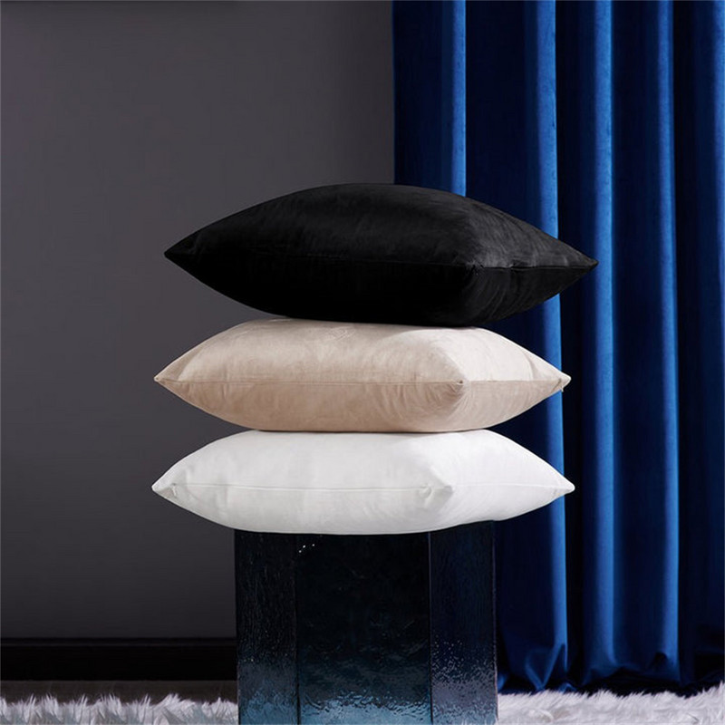 Huse de pernă din catifea 70 de culori Husă de pernă Decor pentru casa Față de pernă decorativă pentru dormitor canapea scaun de birou 18x18 inch