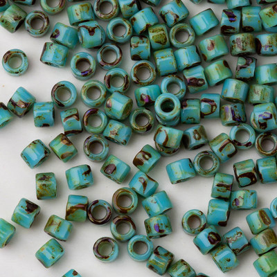 Taidian Miyuki Picasso Beads 11/0 For Statement Jewelry Perles Delica 3 γραμμάρια/Παρτίδα Περίπου 600 τεμάχια 1,6x1,3 mm