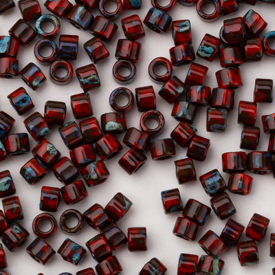 Taidian Miyuki Picasso Beads 11/0 For Statement Jewelry Perles Delica 3 γραμμάρια/Παρτίδα Περίπου 600 τεμάχια 1,6x1,3 mm