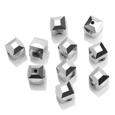 2/3/4/6/8/10MM австрийски стъклени квадратни мъниста Свободен дистанционен куб с мъниста Кристал за Направи си сам изработка на бижута Аксесоар за ръкоделие