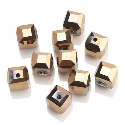 2/3/4/6/8/10MM австрийски стъклени квадратни мъниста Свободен дистанционен куб с мъниста Кристал за Направи си сам изработка на бижута Аксесоар за ръкоделие