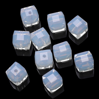 ZHUBI, comerț cu ridicata din sticlă cristalină AB cub, margele 2/3/4/6/8/10mm margele pătrate fațetate Artizanat, bricolaj, fabricare, accesorii, brățară