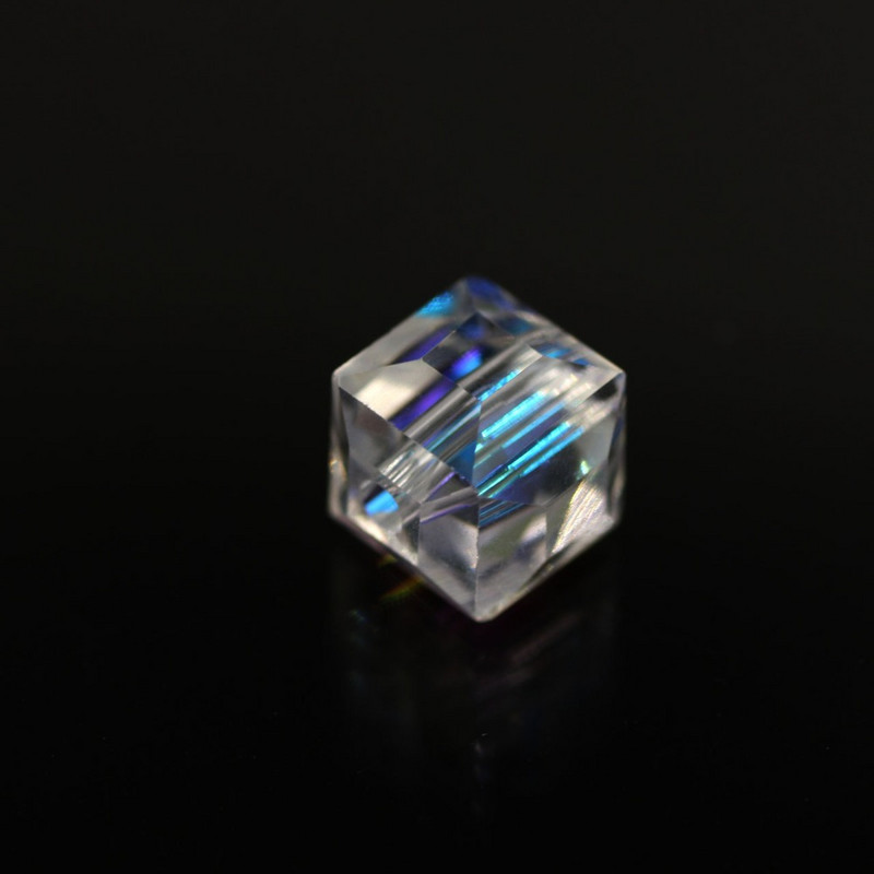 ZHUBI, comerț cu ridicata din sticlă cristalină AB cub, margele 2/3/4/6/8/10mm margele pătrate fațetate Artizanat, bricolaj, fabricare, accesorii, brățară
