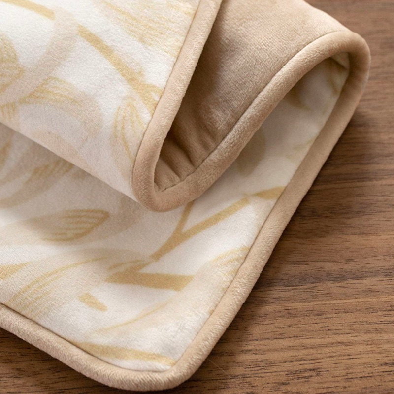 DUNXDECO Art párnahuzat Egyszerű luxus khaki dekoratív párnahuzat Modern otthoni levélmintás bársonyos kanapéágynemű Coussin