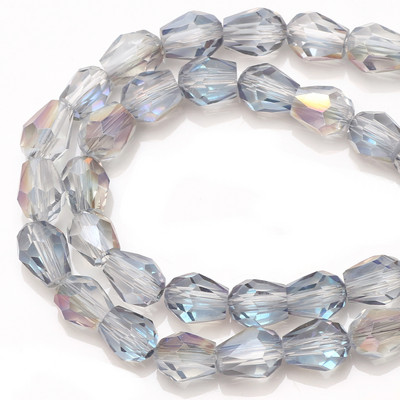 Ausztria Kristály Csepp gyöngyök AB 6x8mm 8x12mm Üveg Teardrop medálok Ékszerkészítéshez Fülbevaló Nyaklánc Barkács kiegészítők Nagykereskedelme