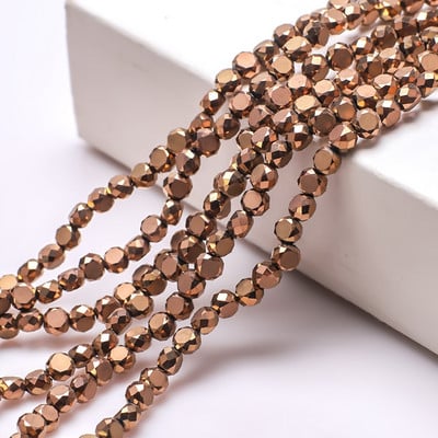 95 τμχ/παρτίδα Αυστραλιστικές Επίπεδες Χάντρες Γυάλινες Μαύρες AB 6mm Κρυστάλλινο Στρογγυλό Ματ DIY Κατασκευή Χειροτεχνίας Αξεσουάρ Υλικό Κοσμήματος Needleowrk