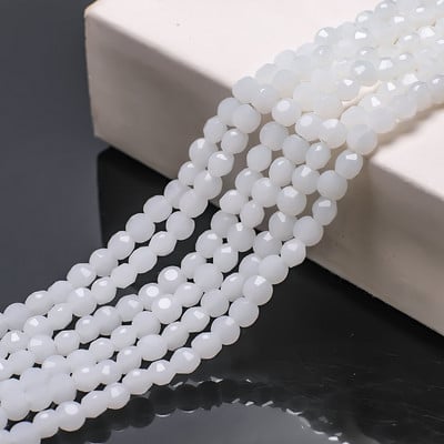 95 τμχ/παρτίδα Αυστραλιστικές Επίπεδες Χάντρες Γυάλινες Μαύρες AB 6mm Κρυστάλλινο Στρογγυλό Ματ DIY Κατασκευή Χειροτεχνίας Αξεσουάρ Υλικό Κοσμήματος Needleowrk