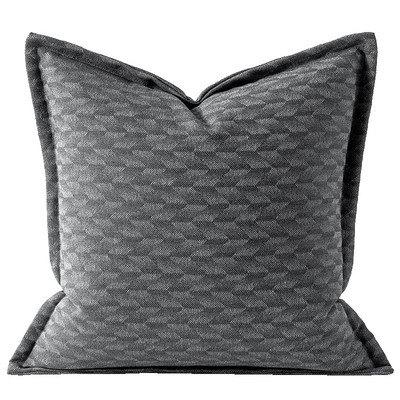 DUNXDECO ipari stílusú ház dekoráció szürke párnahuzat ágynemű Dekoratív párnahuzat Retro geometrikus kanapé szék Coussin