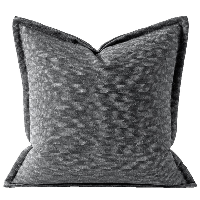 DUNXDECO ipari stílusú ház dekoráció szürke párnahuzat ágynemű Dekoratív párnahuzat Retro geometrikus kanapé szék Coussin