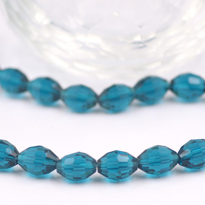 Üveg rizsgyöngy ovális 4x6 mm 6x8 mm 8x11 mm kristály csiszolt laza olíva gyöngyök barkácsoláshoz karkötők nagykereskedelme