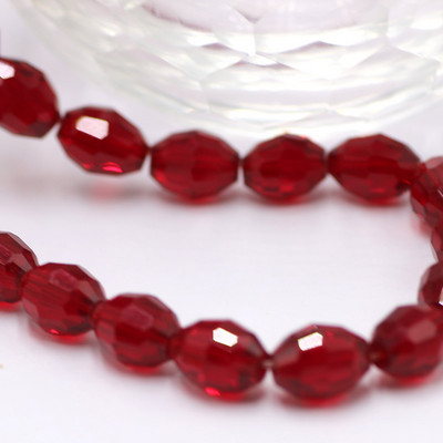 Üveg rizsgyöngy ovális 4x6 mm 6x8 mm 8x11 mm kristály csiszolt laza olíva gyöngyök barkácsoláshoz karkötők nagykereskedelme