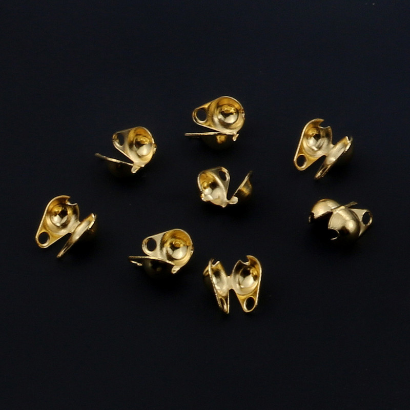 50 kom/lot konektor, kopča, lanac od nehrđajućeg čelika, kuglasti lanac, kalota, perle, konektor za DIY izradu nakita