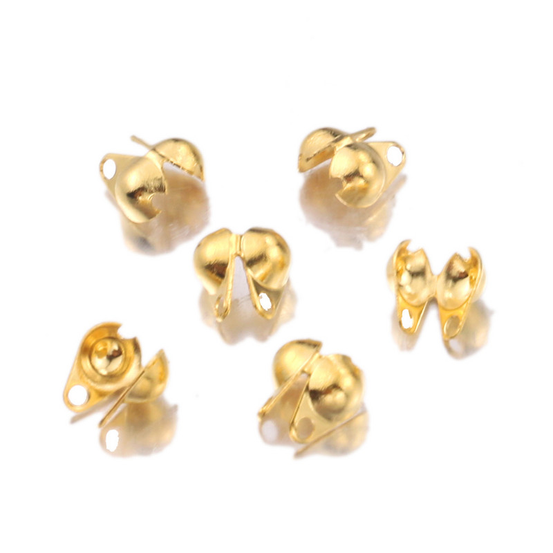 50 kom/lot konektor, kopča, lanac od nehrđajućeg čelika, kuglasti lanac, kalota, perle, konektor za DIY izradu nakita