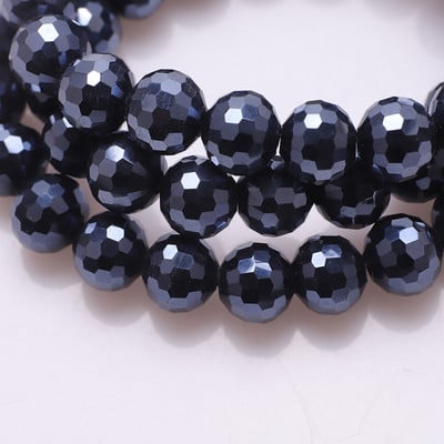 6/8/10/12MM 96 Faceted Round Ball AB osztrák kristályüveg gyöngyök laza távtartó gyöngyök tételszínek ékszerkészítéshez barkácsolás