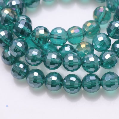 6/8/10/12MM 96 Faceted Round Ball AB osztrák kristályüveg gyöngyök laza távtartó gyöngyök tételszínek ékszerkészítéshez barkácsolás