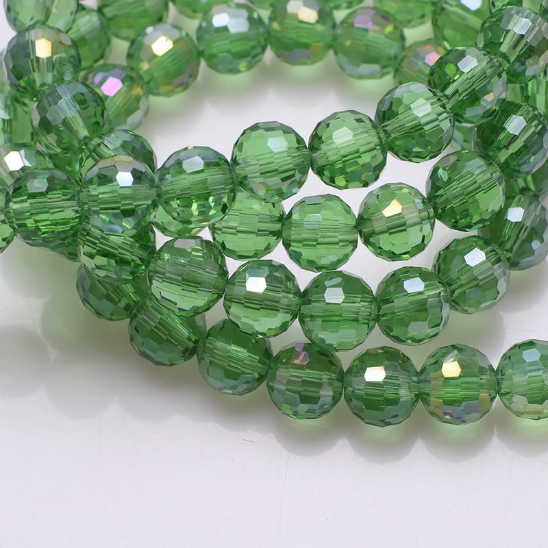 6/8/10/12MM 96 Faceted Round Ball AB osztrák kristályüveg gyöngyök laza távtartó gyöngyök tételszínek ékszerkészítéshez barkácsolás