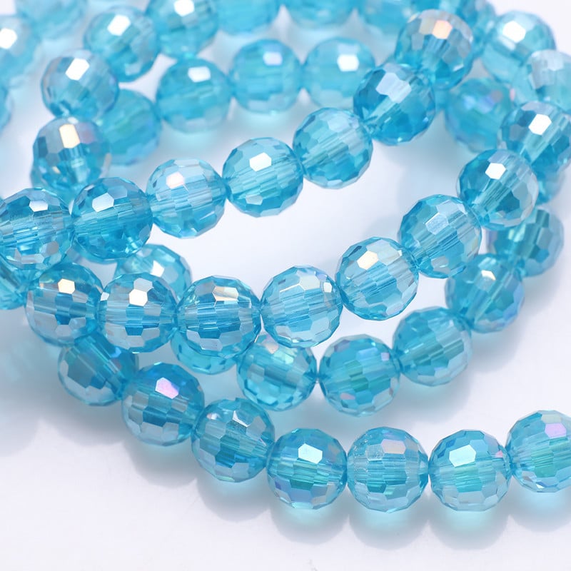 6/8/10/12MM 96 Faceted Round Ball AB osztrák kristályüveg gyöngyök laza távtartó gyöngyök tételszínek ékszerkészítéshez barkácsolás