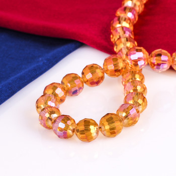 6 8 10 12mm Κρυστάλλινες Στρογγυλές Μπάλες 96Faceted Glass Beads Crafts Material Jewelry Supplies for Jewelry Earing Aceesories Χονδρική