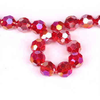 AB Color Austrian Crystal 32 Faceted Round Ball 3mm 4mm 6mm 8mm Glass Spacer Beads For DIY Making Earing Bracelets
