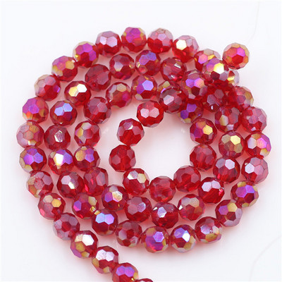 AB Color Austrian Crystal 32 Faceted Round Ball 3mm 4mm 6mm 8mm Glass Spacer Beads For DIY Making Earing Bracelets