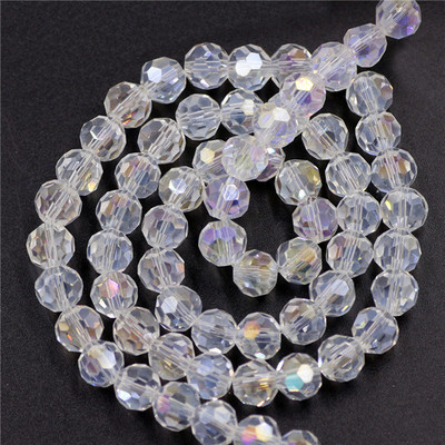 AB Color Austrian Crystal 32 Faceted Round Ball 3mm 4mm 6mm 8mm Glass Spacer Beads For DIY Making Earing Bracelets