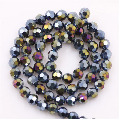 AB Color Austrian Crystal 32 Faceted Round Ball 3mm 4mm 6mm 8mm Glass Spacer Beads For DIY Making Earing Bracelets