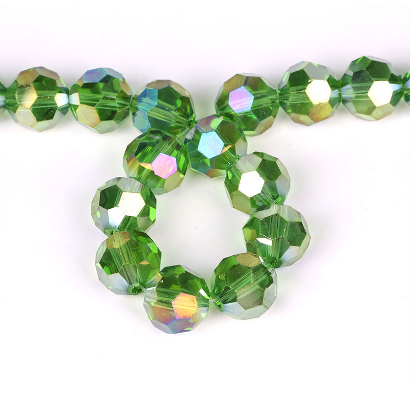 AB Color Austrian Crystal 32 Faceted Round Ball 3mm 4mm 6mm 8mm Glass Spacer Beads For DIY Making Earing Bracelets
