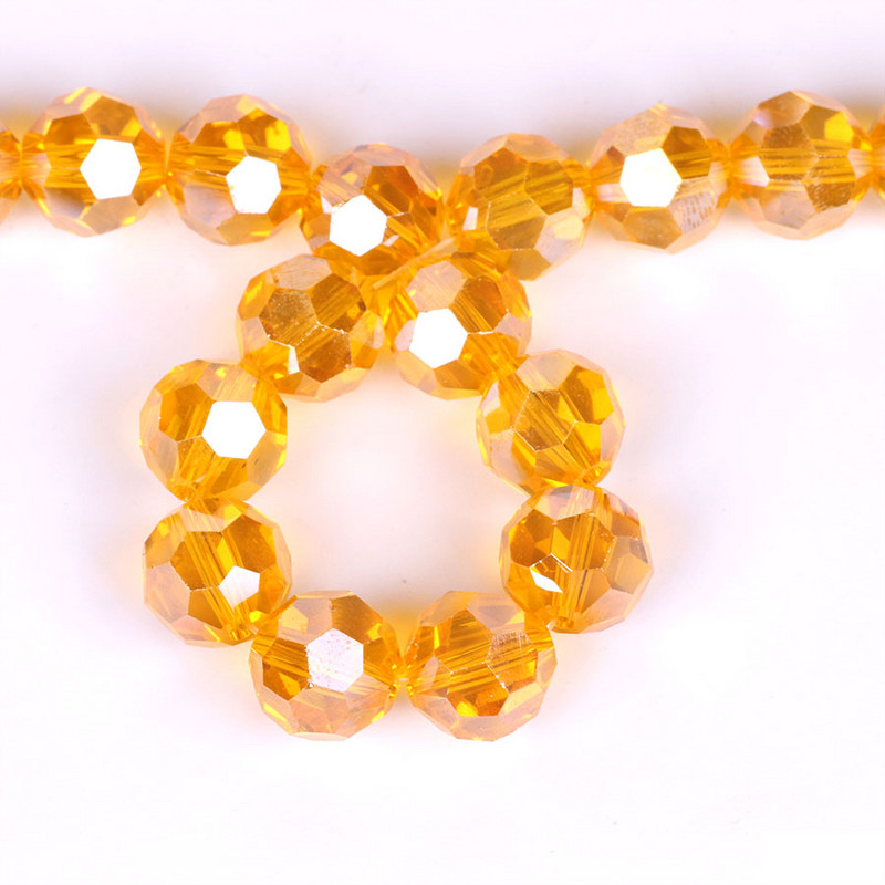 AB Color Austrian Crystal 32 Faceted Round Ball 3mm 4mm 6mm 8mm Glass Spacer Beads For DIY Making Earing Bracelets