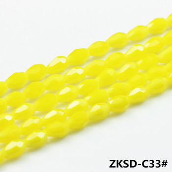 95τμχ/Παρτίδα Κρυστάλλινο κρεμαστό κόσμημα 3x5mm Miyuki Glass Teardrop Beads For Handmade Jewelry Making Needlework Accessories Χονδρική