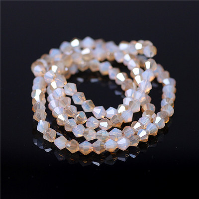 2 3 4 5 6 8 10MM австрийски кристал Bicone Фасетирани стъклени свободни мъниста Направи си сам Изработка на бижута Аксесоари Продажба на едро на едро