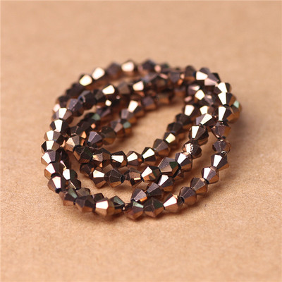 2 3 4 5 6 8 10MM австрийски кристал Bicone Фасетирани стъклени свободни мъниста Направи си сам Изработка на бижута Аксесоари Продажба на едро на едро