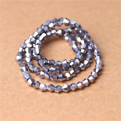 2 3 4 5 6 8 10MM австрийски кристал Bicone Фасетирани стъклени свободни мъниста Направи си сам Изработка на бижута Аксесоари Продажба на едро на едро